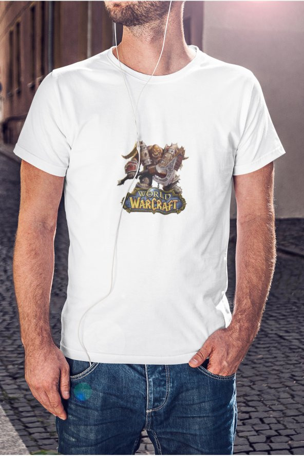 Warcraft Warchief Baskılı Tişört Erkek Hediye Doğum Günü Hediyesi T-shirt