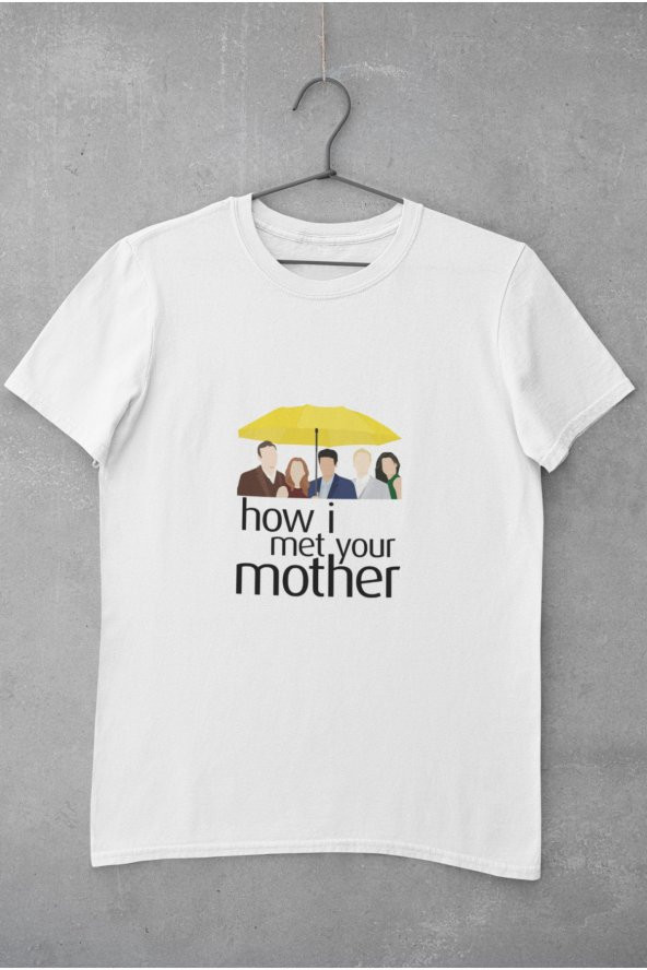 How I Met Your Mother Yazı Baskılı Tişört Erkek Hediye Doğum Günü Hediyesi - Resim 2