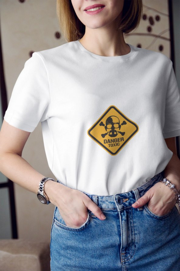 Breaking Bad Danger Baskılı Tişört Kadın Hediye Doğum Günü Hediyesi T-shirt