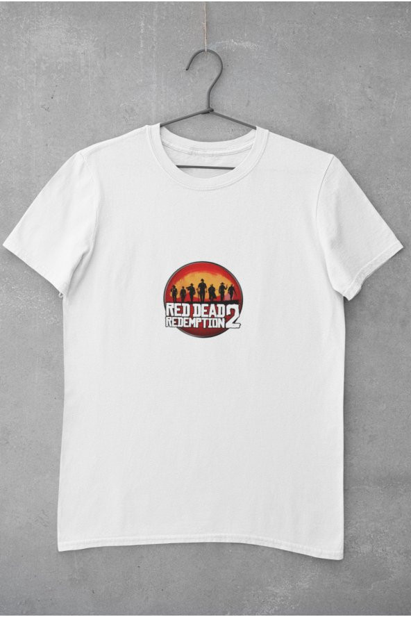 Rockstar Games Red Dead Redemption 2 Baskılı Tişört Kadın Hediye Doğum Günü - Resim 2