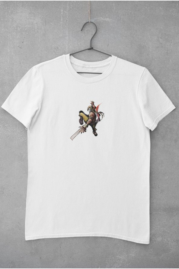 Street Fighter Vega Karakteri Baskılı Tişört Kadın Hediye Doğum Günü Hediyesi - Resim 2