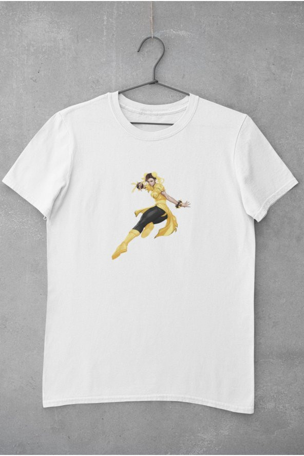 Street Fighter Chun Li Baskılı Tişört Kadın Hediye Doğum Günü Hediyesi T-shirt - 2