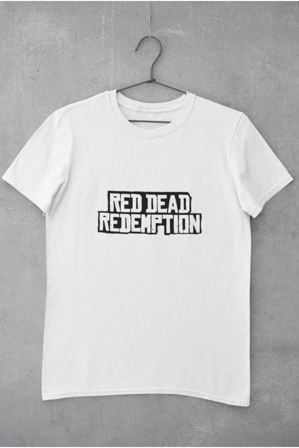 Rockstar Games Red Dead Redemption Yazı Baskılı Tişört Kadın Hediye Doğum Günü - 2