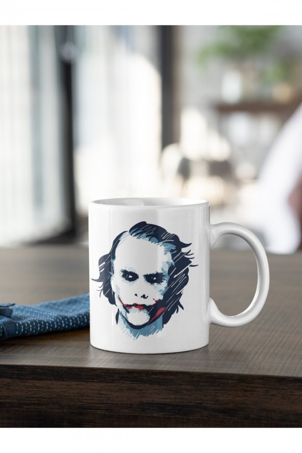 DC Joker Karakteri Renkli Baskılı Kahve Kupası Hediye Kupa