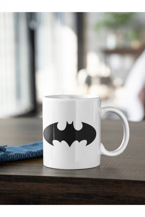 DC Batman Logo 2 Baskılı Kahve Kupası Hediye Kupa