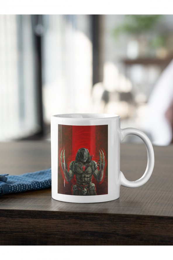 The Predator Renkli 2 Baskılı Kahve Kupası Hediye Kupa - 2