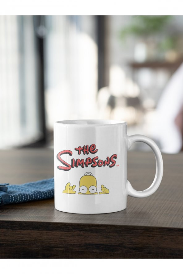 The Simpsons Ailesi Homer Marge Bart Lisa Maggie Kahve Kupası Hediye Kupa - 2