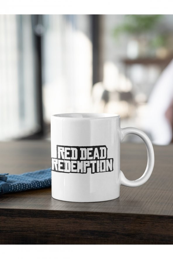 Rockstar Games Red Dead Redemption Yazı Baskılı Kahve Kupası Hediye Kupa