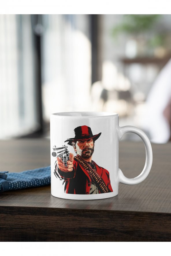 Rockstar Games Red Dead Redemption Arthur Morgan Kahve Kupası Hediye Kupa - 2