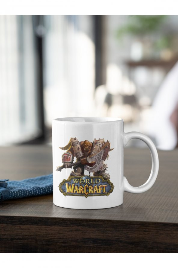 Warcraft Warchief Baskılı Kahve Kupası Hediye Kupa - 2