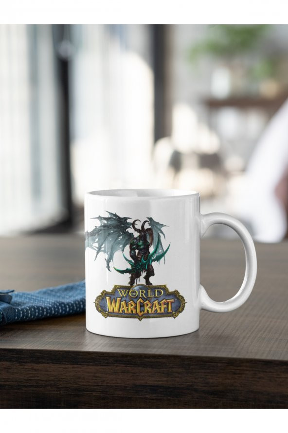 Warcraft Illidan Stormrage Karakter
 Baskılı Kahve Kupası Hediye Kupa - 2