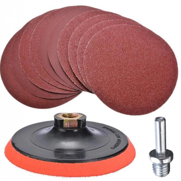 Cırt Zımpara Seti 115 mm 114 PARÇA 40-320 Kum - 2