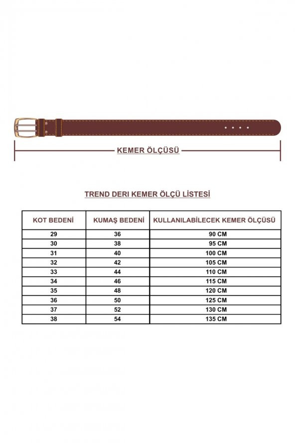 Trend Deri Bej Kolon Kemer 4 Cm - 3