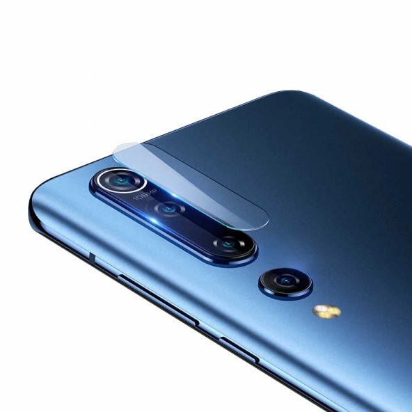 Xiaomi Mi 10 Kamera Lens Koruyucu Nano Cam Şeffaf Tam Kaplama - 2