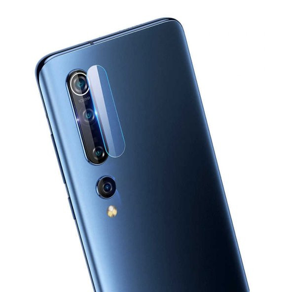 Xiaomi Mi 10 Kamera Lens Koruyucu Nano Cam Şeffaf Tam Kaplama - 3
