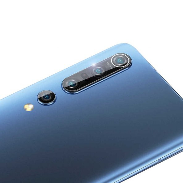 Xiaomi Mi 10 Kamera Lens Koruyucu Nano Cam Şeffaf Tam Kaplama - 4