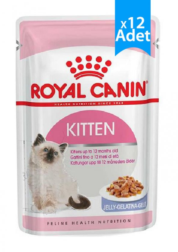 Royal Canin Kitten Jelly Yavru Kedi Pouch Yaş Mama 85 Gr x 12 Adet - 2
