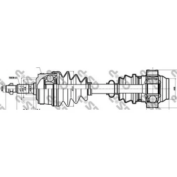 AKS MILI ON V-CLASS 638-2 99-03 VITO 638 99-03 - GSP 235003