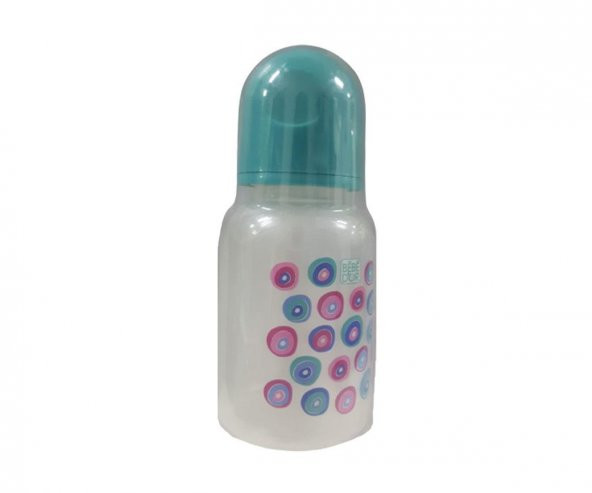 Bebedor Desenli Biberon 125 Ml - Turkuaz