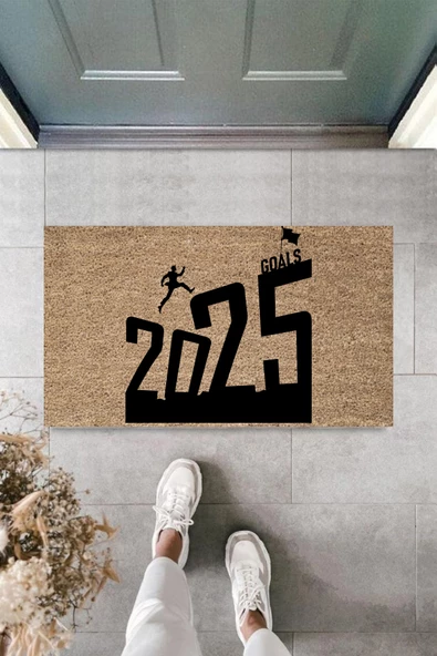 Kapı Önü Paspası Yeni Yıl 2025 Özel Tasarım Model 171