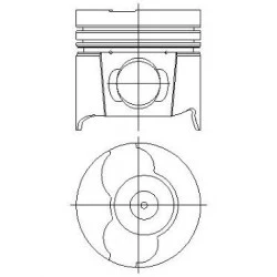 MOTOR PİSTON SEGMAN 0.50 MGN-LGN 1.9 D F9QT-VIVARO 1.9 CDTI 8V DÜZ KANAL 80.50