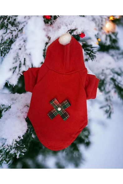 2024 Noel Gift, Hoodie, Yılbaşı Köpek Kazağı, Köpek Kıyafeti - 4