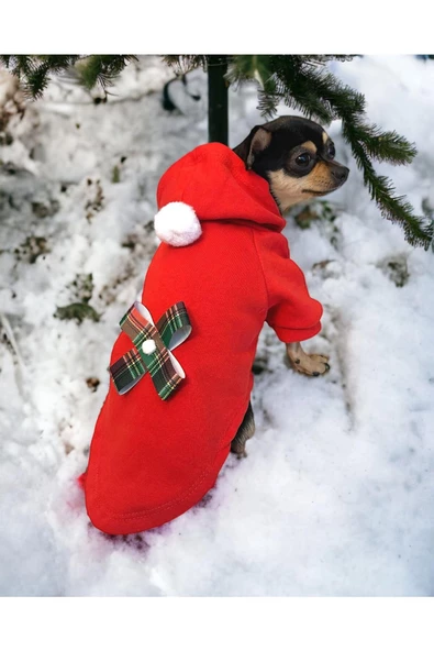 2024 Noel Gift, Hoodie, Yılbaşı Köpek Kazağı, Köpek Kıyafeti - 1