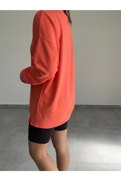 Oversize Sweatshirt, Oversize Kadın Sweat, Premium Kalıp Kumaş - 1