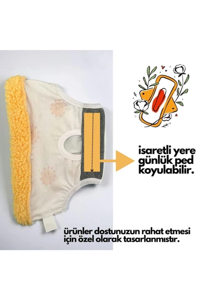 Soft Sun Köpek İç Çamaşırı, Regl Donu, Köpek Sızdırma Kilodu - 4