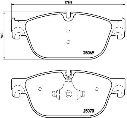 ÖN FREN BALATASI PEUGEOT P407 04 10 P508 10 18 C5 08 14 C6 09 12 DS5 09 15 180mm