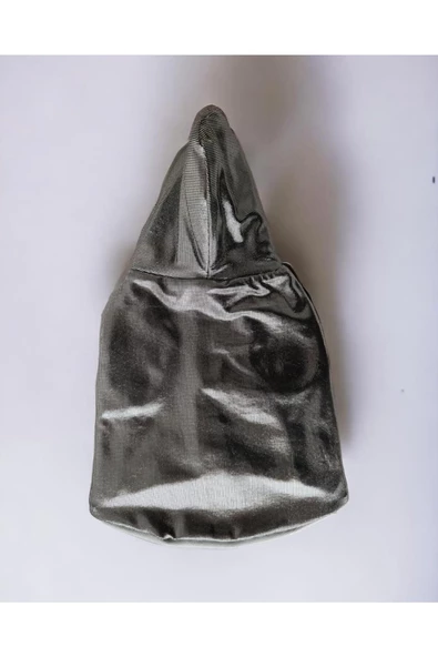 Grey Shine İçi Peluş Köpek Ceketi, Parlak Köpek Montu - 6