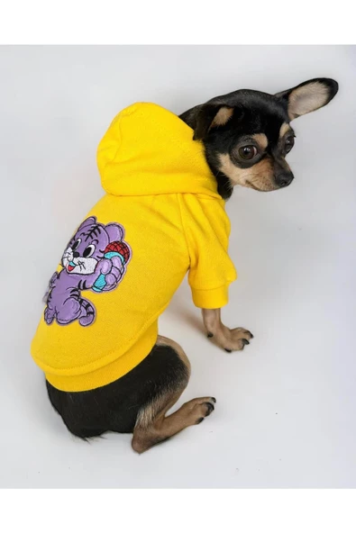 Purple IceCream Köpek Sweatshirt, Hoodie, Köpek Kazağı, Köpek Kıyafeti - 1