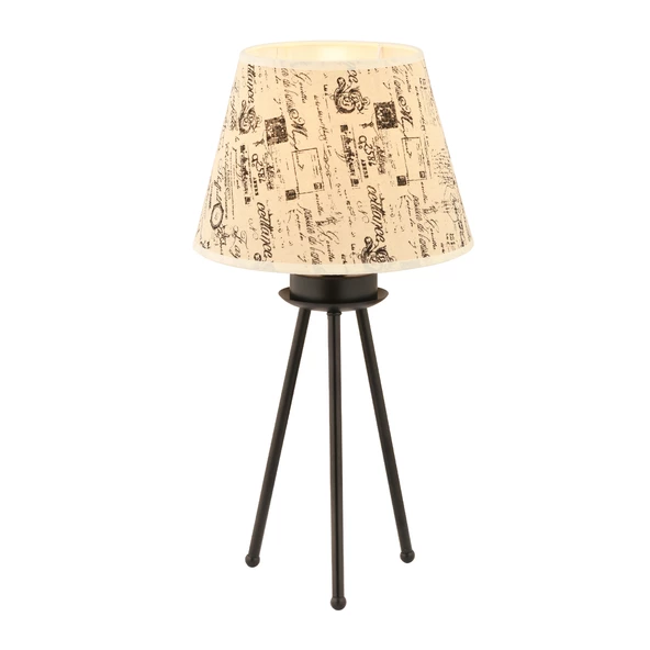 Apliqa Epona Desenli Şapkalı Siyah Modern Dekoratif Salon Abajur - Resim 2