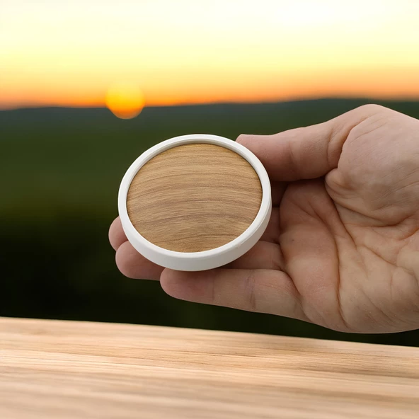 Dolunay 10 Adet Kulp Düğme Ahşap Desenli Çekmece Mutfak Mobilya Dolabı Dolap Kulpu Kulbu Kulpları - Resim 4