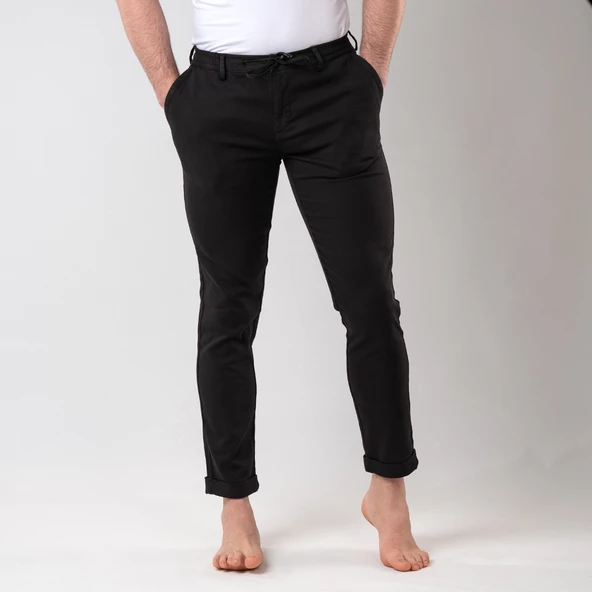 REGULAR FİT BELİ LASTİKLİ JOGGER ERKEK PANTOLON - 5