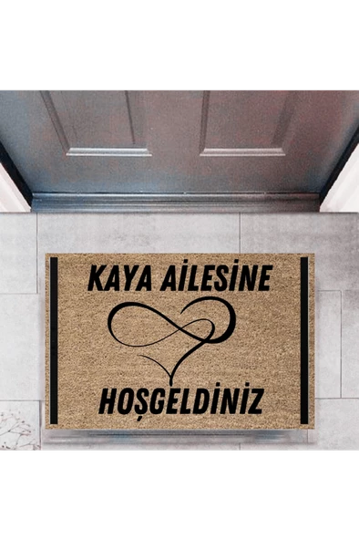 Kapı Önü Paspası Dekoratif Dijital Baskı Kişiye Özel P-2502