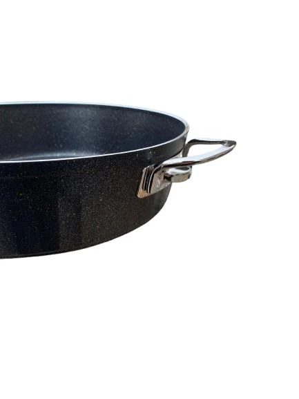 FMS Basık 24 Cm Granit Tencere Gri - 4