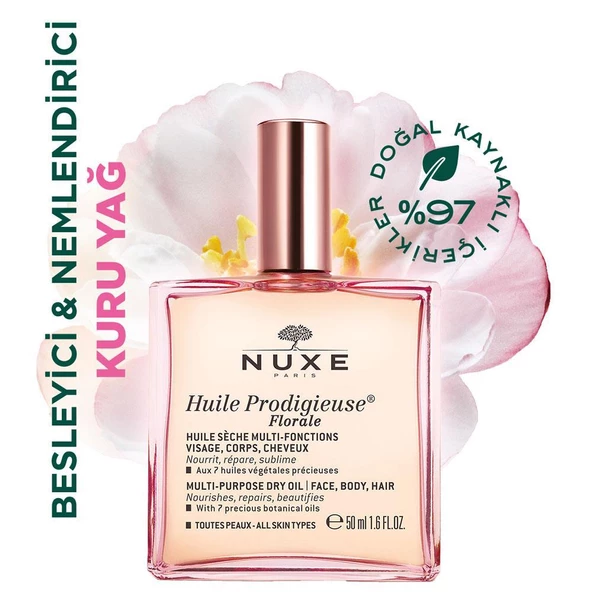 Nuxe Huile Prodigieuse Florale Çok Amaçlı Kuru Yağ 50ml