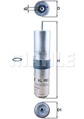 YAKIT FILTRESI BMW F45 F46 F48 F39 MINI F54 F55 F56 F57 F60