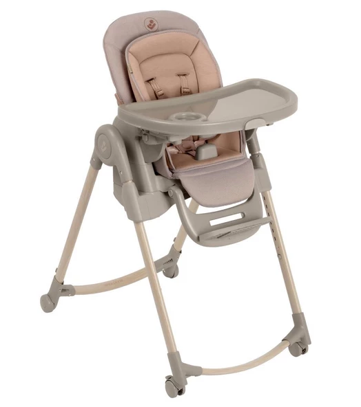 Maxi-Cosi Minla Plus 6'sı Bir Arada Ahşap Görünümlü 4 Tekerlekli Mama Sandalyesi Elegance Terra - 2
