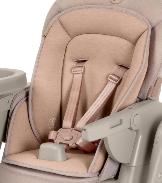 Maxi-Cosi Minla Plus 6'sı Bir Arada Ahşap Görünümlü 4 Tekerlekli Mama Sandalyesi Elegance Terra - 12