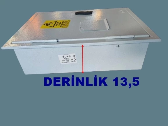 AKÖZ 1 Trifaze Sayaçlı 6 Otomatlı Sıva Altı Pano - 3