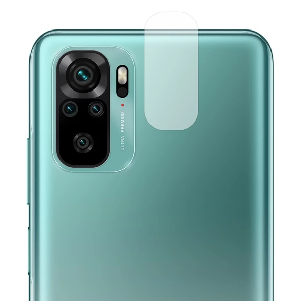 Xiaomi Redmi Note 10 / 10s Kamera Lens Koruyucu Nano Cam Şeffaf Tam Kaplama