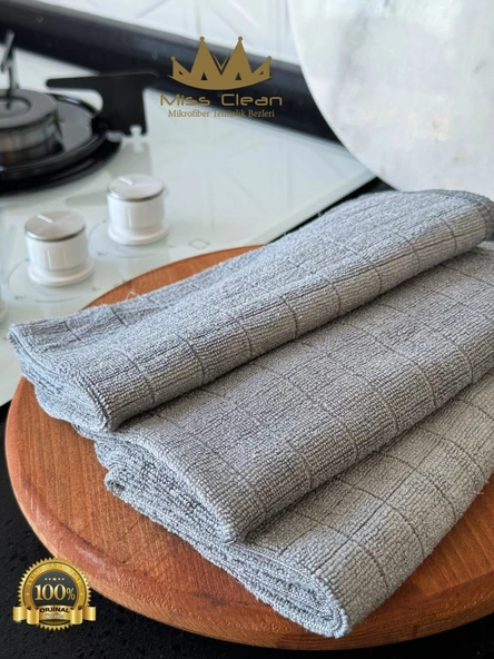 Missclean 3'lü Profosyonel Mutfak Bezi 40x40 cm Koku Yapmaz Leke Tutmaz - 2