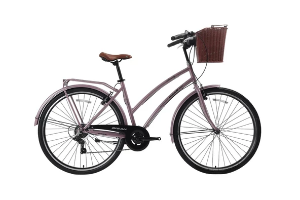 BİSAN SERENITY S KADIN ŞEHİR BİSİKLETİ 48CM V 28 JANT 7 VİTES PUDRA PEMBE SİYAH