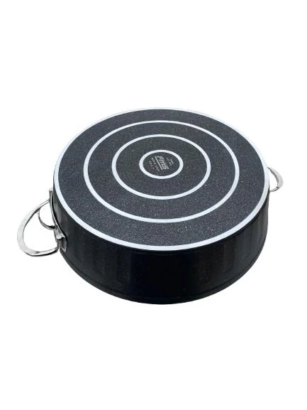 FMS Basık 28 Cm Granit Tencere Gri - 3