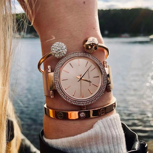 Michael Kors MK3369 Kadın Kol Saati - Resim 3