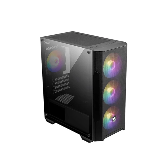 MSI MAG FORGE M100A D60 600W 80 Plus Rainbow Fanlı mATX Gaming Kasa - 5