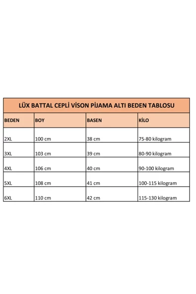 Lüx Battal Beden Cepli Viskon Yazlık Kadın Pijama Altı - 3