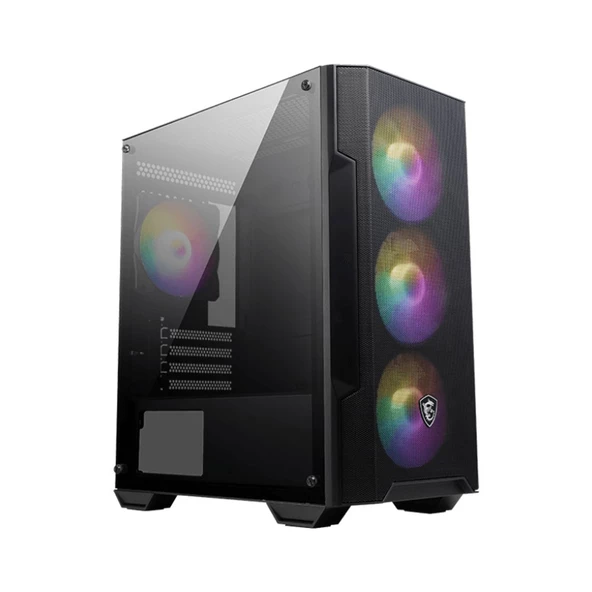 MSI MAG FORGE M100A D60 600W 80 Plus Rainbow Fanlı mATX Gaming Kasa - 3
